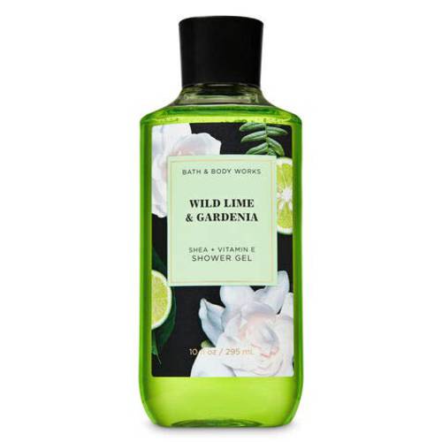 Bath and Body Works Wild Lime Gardenia Shower Gel 10 Ounce