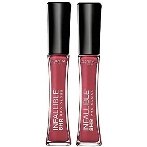 L’Oreal Infallible 8 HR Le Gloss, Bloom 0.21 oz (Pack of 2)