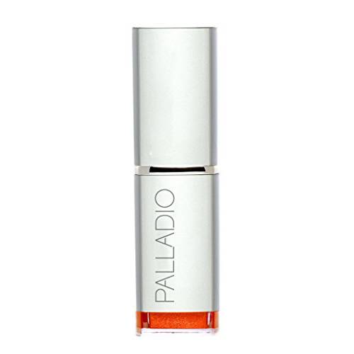 Palladio Herbal Lipstick, Rich Pigmented and Creamy Lipstick, Infused with Aloe Vera, Chamomile & Ginseng, Prevents Lips from Drying, Combats Fine Lines, Long Lasting Lipstick, Golden Orange
