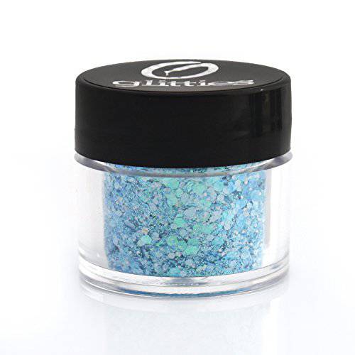 GLITTIES - Candy Crush - Holographic & Matte Chunky Mixed Glitter ✶ COSMETIC GRADE ✶ Festival Body Glitter, Makeup, Face, Hair, Lips, Nails - (10 Gram)