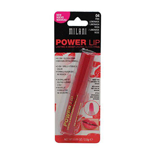 MILANI Power Lip Lasting and Moisturizing Gloss Stain - Pink Lemonade