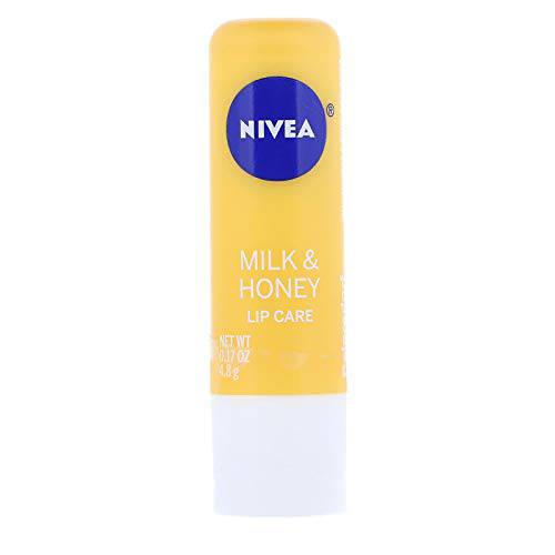 Nivea Milk and Honey Lip Care 0.17 Ounces (Pack of 3