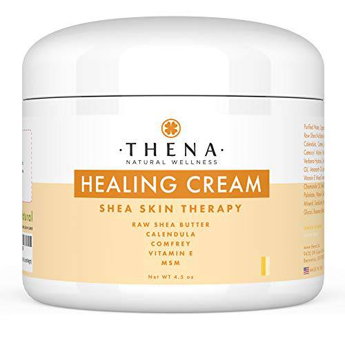 Ultra Hydrating Skin Cream For Eczema Treatment Scalp Psoriasis Dry Itchy Skin Rosacea Rashes Seborrheic Dermatitis Natural Organic Moisturizing Ointment Lotion (4.5 ounce)