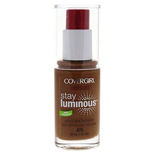 COVERGIRL Outlast Stay Luminous Foundation Soft Honey 855, 1 oz (packaging may vary)