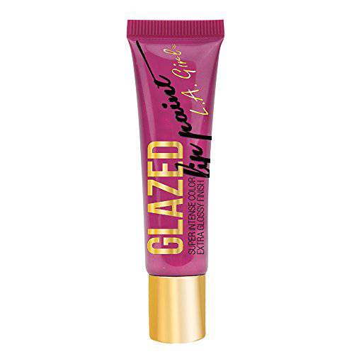 L.A. Girl Glazed Lip Paint, Blushing, 0.4 Ounce (Pack of 3),GLG783