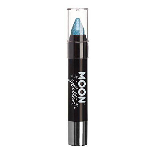 Holographic Glitter Paint Stick/Body Crayon makeup for the Face & Body by Moon Glitter - 0.12oz - Purple