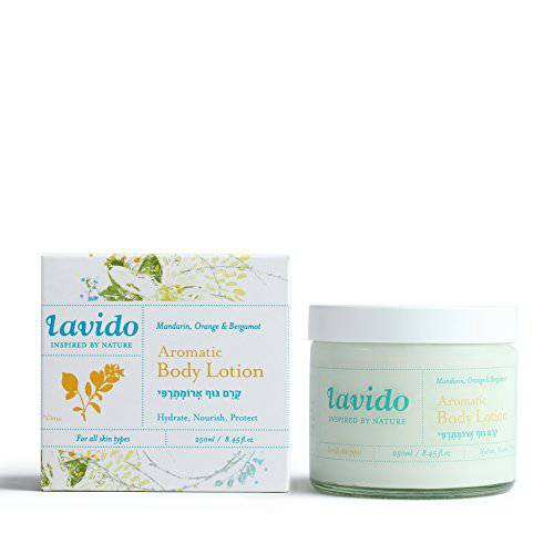 Lavido - Natural Aromatic Body Lotion | Clean, Non-Toxic Skincare (Mandarin, 4 fl oz | 120 ml)