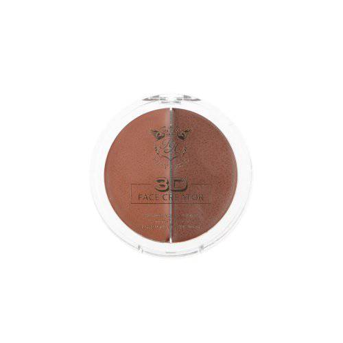 Ruby Kisses Cream Foundation 3D Face Creator 2-Color Foundation and Concealer, 12 Hour Wear Long Lasting, Medium to Full Coverage (Level 11)