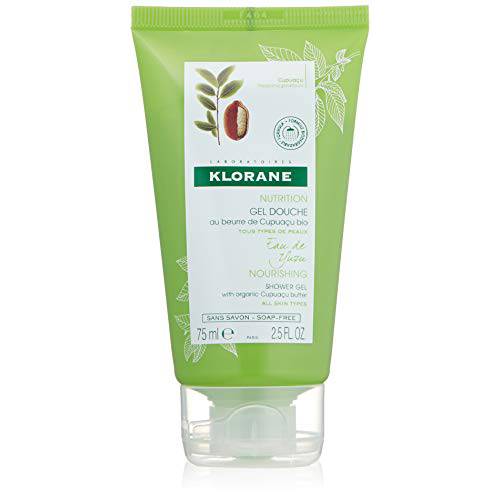 Klorane Yuzu Infusion Shower Gel with Organic Cupuacu Butter, Soap-Free, Bath and Body Wash for All Skin Types