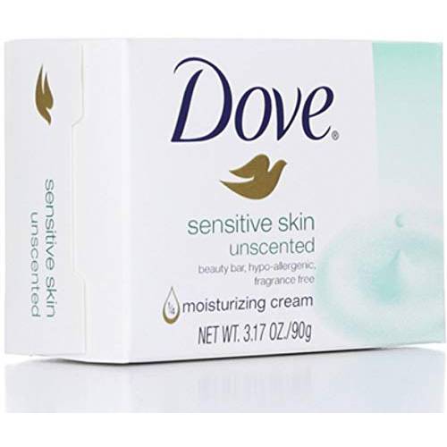 Dove Bar Soap for Sensitive Skin 3.15 oz (Pack of 6)