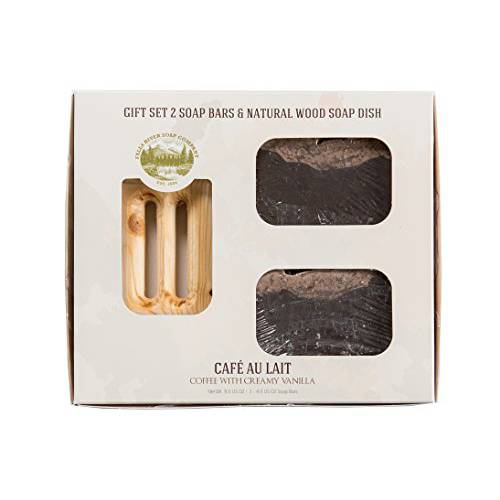 FALLS RIVER SOAP COMPANY with Cocoa and Turkish Mocha fragrance, sensitive skin treatment, Coffee 4 Ounce (Fal-2492)