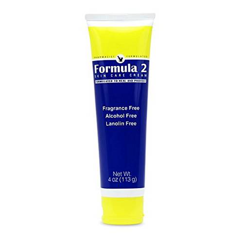 Formula 2 Skin Care Cream - 8 oz. jar Pharmacist Formulated Moisturizer and Barrier Cream