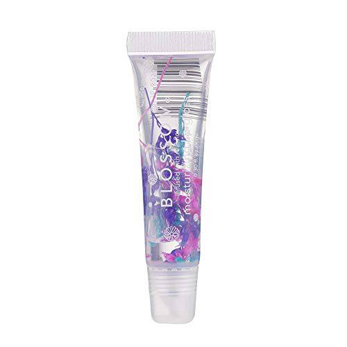 Blossom Scented Moisturizing Lip Gloss Tubes, Infused with Real Flowers, 0.3 fl. oz/9ml, Grape