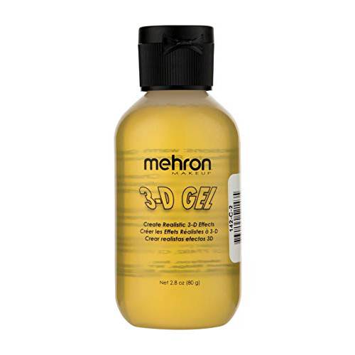 Mehron Makeup 3-D Gel Slab for Special Effects (2 Ounce, Clear)