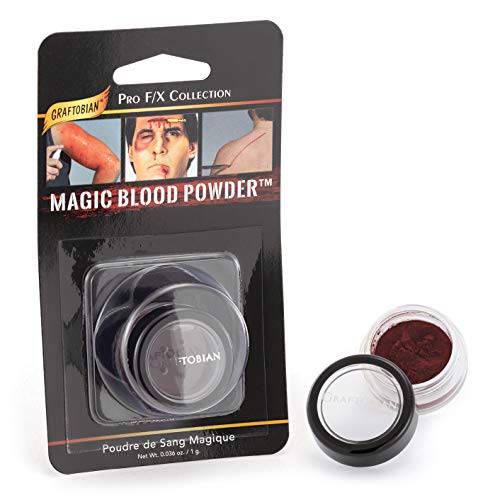 Graftobian Magic Blood Powder Shaker with Instructions - Special FX Makeup (0.04 oz)