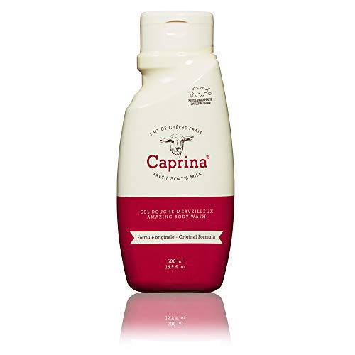 Caprina by Canus Fresh Goat’s Milk Body Wash, Original 16.9 oz (Single)