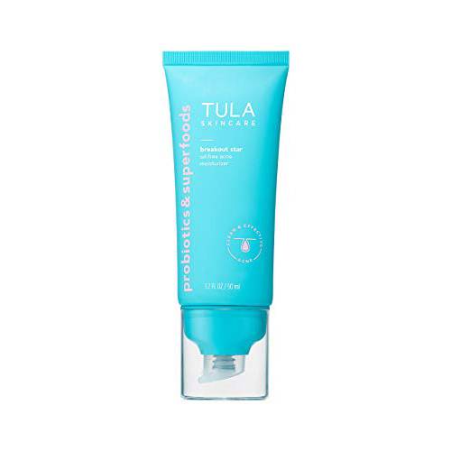 TULA Skin Care Breakout Star Acne Moisturizer | Lightweight, Hydrating Moisturizer Treats & Prevents Breakouts, Formulated with Azelaic & Salicylic Acid | 1.7 fl. oz.