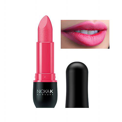 (3 Pack) NICKA K Vivid Matte Lipstick NMS04 Persian Rose
