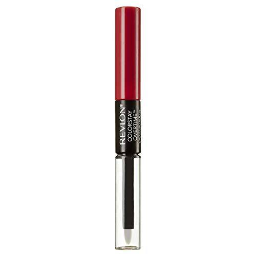 Revlon ColorStay Overtime Liquid Lip Color, Forever Scarlett [40] 0.07 oz (Pack of 2)