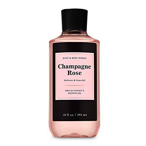 Bath and Body Works Champagne Rose Delicate & Graceful Shower Gel with Shea Butter and Vitamin E 10 fl oz / 295 mL