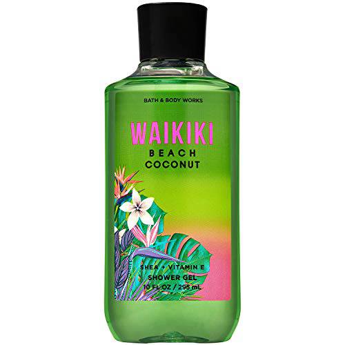 Bath and Body Works WAIKIKI - BEACH COCONUT Shower Gel 10 Fluid Ounce (2020 Edition)