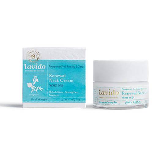 Lavido - Natural Renewal Neck Cream (1.69 fl oz | 50 ml) | Clean, Non-Toxic Skincare