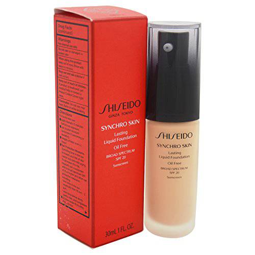 Shiseido Synchro Skin Lasting Liquid Women’s SPF 20 Foundation, No. 4 Golden, 1 Ounce