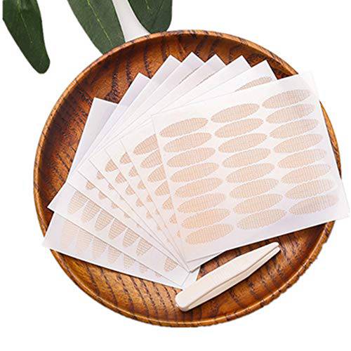 AKOAK 240Pcs/120 Pairs (5 sheets) Lace Invisible Double Eyelid Stickers Transparent Invisible Self-adhesive Natural Invisible Eyelid Stickers