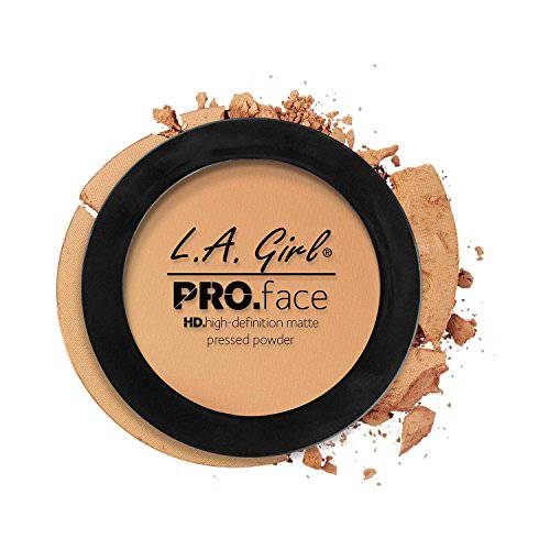 L.A. Girl PRO Face Powder True Bronze, LAX-GPP611, 16 Ounce