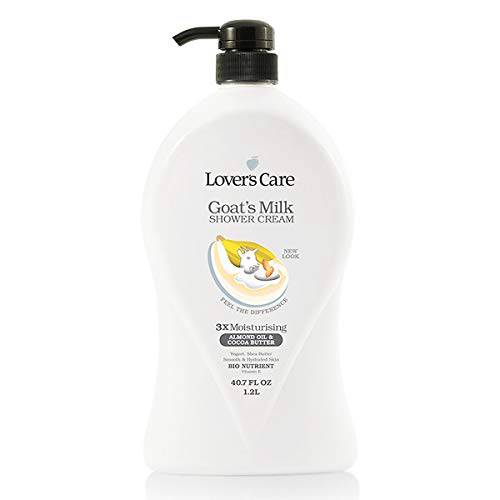 Lover’s Care Goat’s Milk Shower Cream 3x Moisturising plus Bio Nutrient (Almond Oil and Cocoa Butter) by Lover’s Care