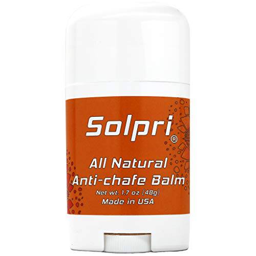 Solpri All-Natural Anti Chafe Balm Plastic Free Stick Applicator 1.7 ounce