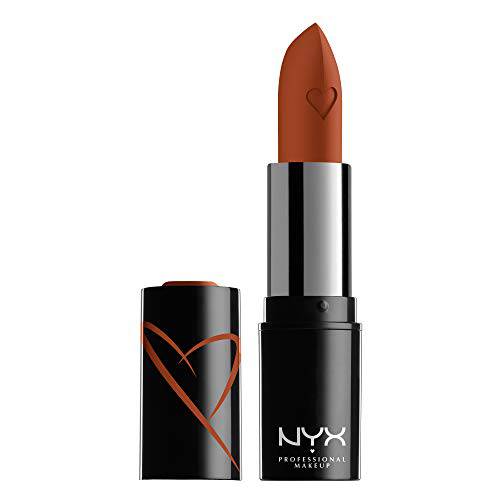 NYX PROFESSIONAL MAKEUP Shout Loud Satin Lipstick, Infused With Shea Butter - Cactus Dream (Spiced Terracotta)
