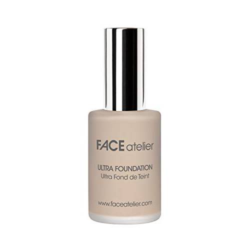 FACE atelier Ultra Foundation | Pearl - .5 | Full Coverage Foundation | Best Foundation for Mature Skin | Oil Free Foundation | Foundation For Dry Skin | Cruelty-Free Makeup
