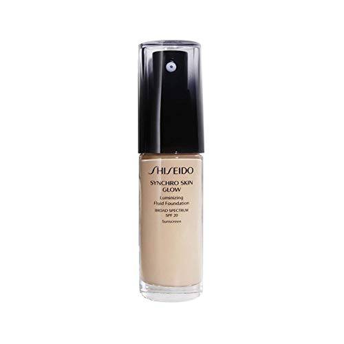 Shiseido Synchro Skin Glow Luminizing Fluid Foundation SPF 20, No. 3 Neutral, 1 Ounce