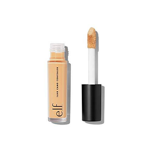 e.l.f. 16HR Camo Concealer, Full Coverage, Highly Pigmented Concealer With Matte Finish, Crease-proof, Vegan & Cruelty-Free, Light Beige, 0.203 Fl Oz