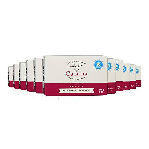 Caprina by Canus Fresh Goat’s Milk Soap Bar, Original Formula, 120 Oz, Pack Of 24