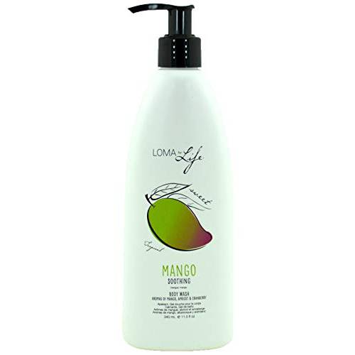 Loma Hair Care Soothing Body Wash, Mango, 11.5 Fl Oz