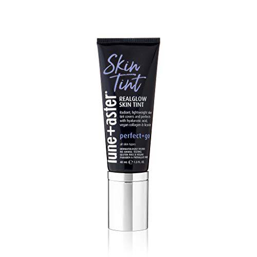 Lune+Aster RealGlow® Skin Tint - This light-diffusing Skin Tint covers and perfects with ultra-lightweight, customizable sheer to medium coverage for a naturally radiant look - Golden Honey