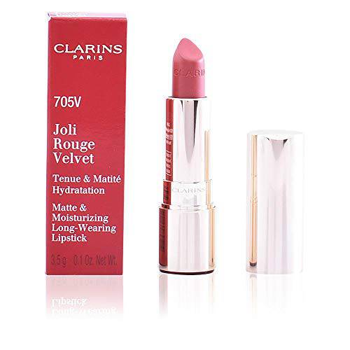 Clarins Joli Rouge Velvet Lipstick | Luminous, Matte Finish | Intense, Long-Lasting Color | Moisturizing | Hydrates For Up To 6 Hours*