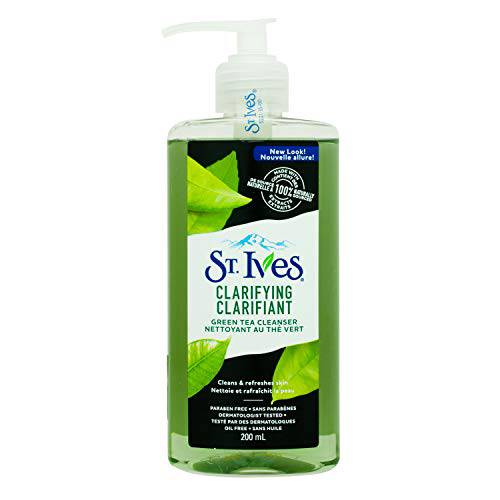 St. Ives Clarifying Facial Cleanser for clean and refreshed skin Green Tea 100% naturally sourced green tea extract