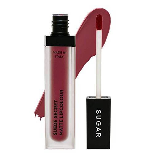 SUGAR Cosmetics Suede Secret Matte Lipcolour - 11 Rayon Rose (Brick Rose/Reddish Pink) High-Pigmented, Weightless