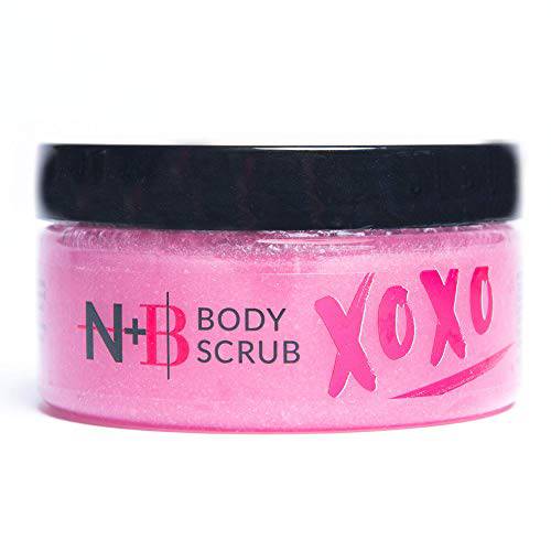 N+B Sugar Body Scrub | Invigorates and Brightens Skin | Oil Free | Removes impurities leaving skin soft and moisturized | Formulated with Pomegranate Seed Extract and Agave | Made in the USA | 9.5 oz