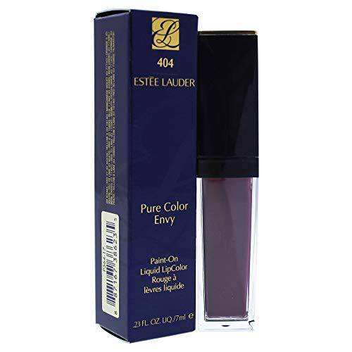 Estee Lauder Pure Envy Paint on Liquid Lip Color that delivers intense, smooth, ultra-comfortable 404 Orchid Flare for Women, 0.23 Ounce