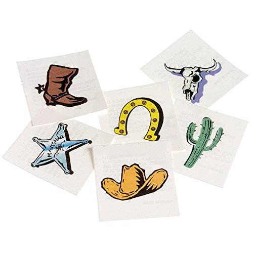 US Toy Western Temporary Tattoos