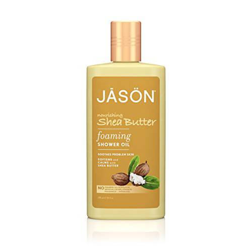 Jason Foaming Shower Oil, Nourishing Shea Butter, 10 Fluid Ounce