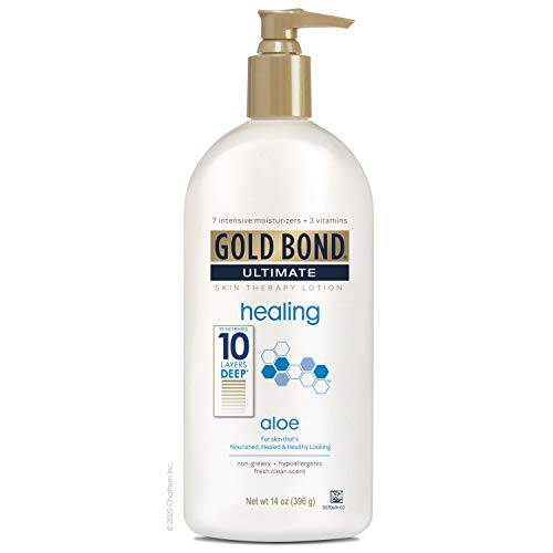 Gold Bond Ultimate Lotion oz, Healing Skin Therapy, Aloe Vera, 14 Ounce