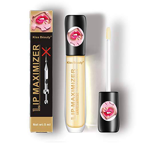 GL-Turelifes Lip Plumper Lip Gloss, Lip Maximizer Balm Plumper Lip Extreme Volume, Heathly Enhancer Hydrated Lips, Moisturize, Eliminate Dryness Wrinkles Enhances Plump Gloss