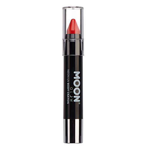 Moon Glow - Neon UV Paint Stick Body Crayon for The Face & Body – Intense Red