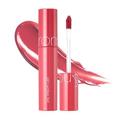 rom&nd Juicy Lasting Tint 5.3g K Beauty Lip Gloss Tint (09 LITCHI CORAL)