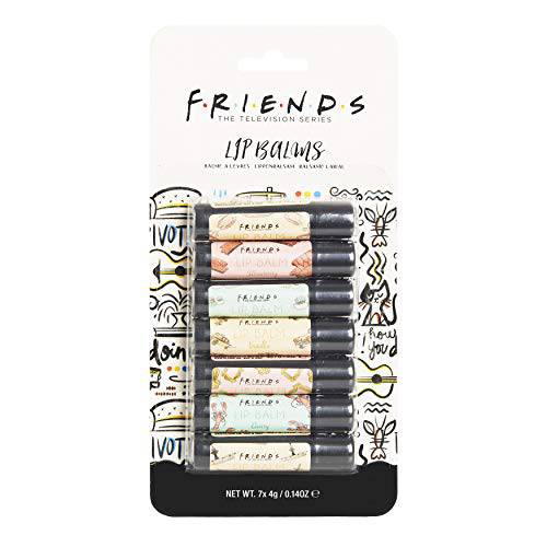 Friends TV Show 7 Day Flavoured Lip Balms - Seven Twist Up Lip Balms